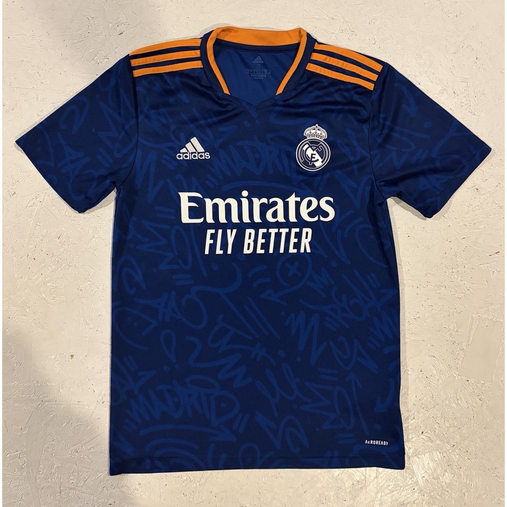 Adidas Real Madrid 2021/22 Away Football Shirt Soccer Jersey Mens S H40942